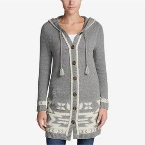 NEW | Eddie Bauer Long Wool Sweater Coat